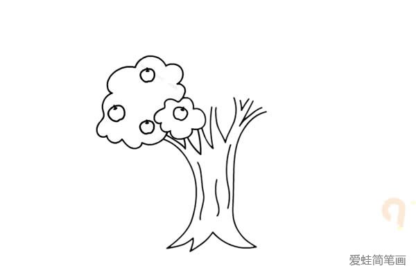 苹果树简笔画