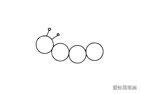 毛毛虫简笔画
