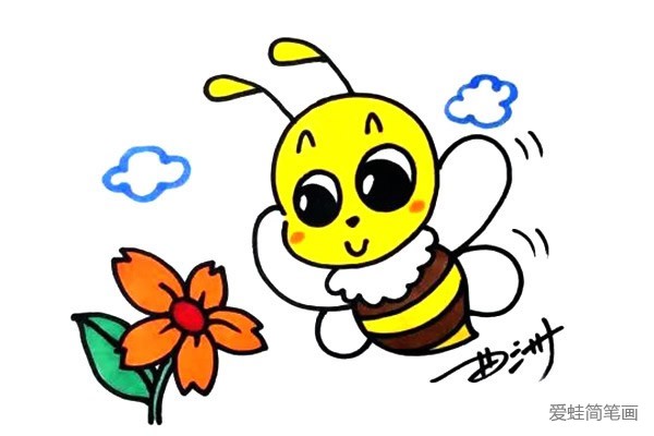 蜜蜂简笔画