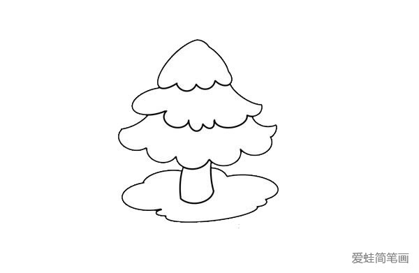 松树简笔画