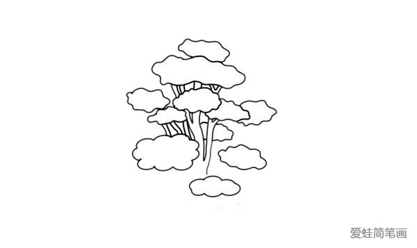 柞树简笔画
