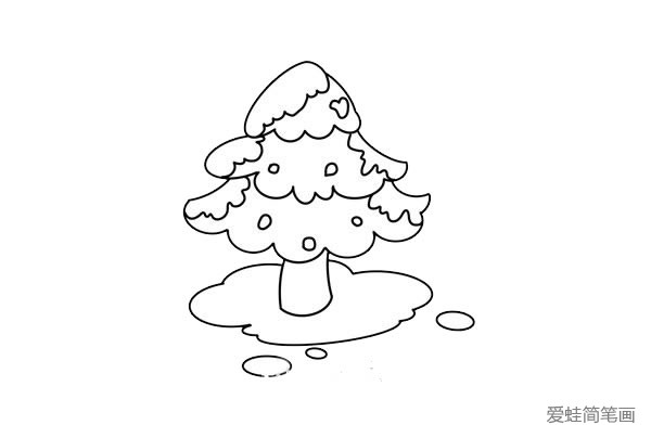 松树简笔画