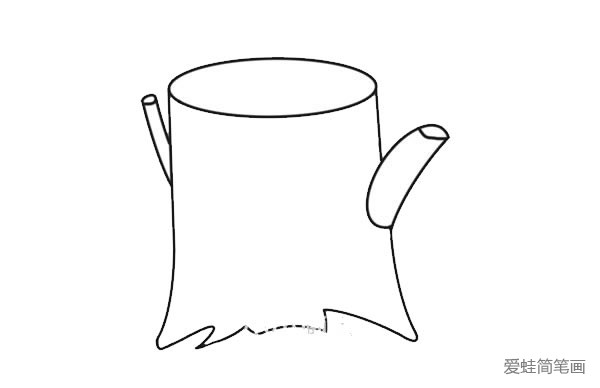 树桩简笔画