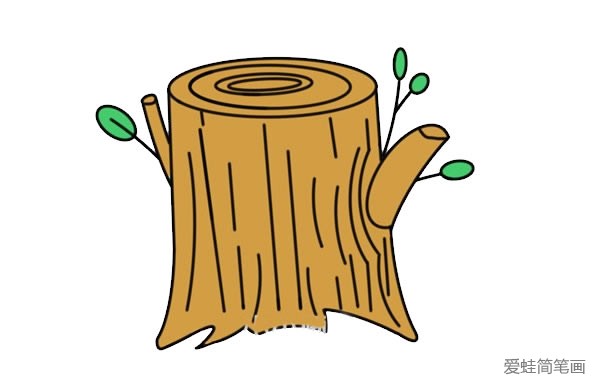 树桩简笔画