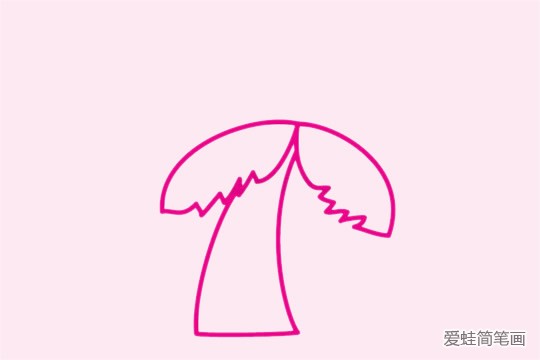椰树简笔画