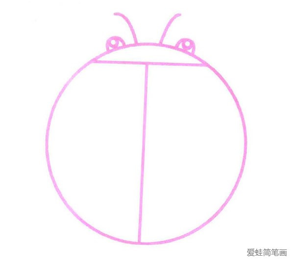 七星瓢虫简笔画