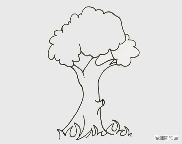 大树简笔画