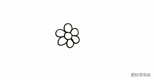 鲜花简笔画