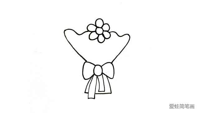 鲜花简笔画