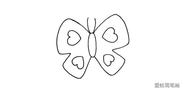 蝴蝶简笔画
