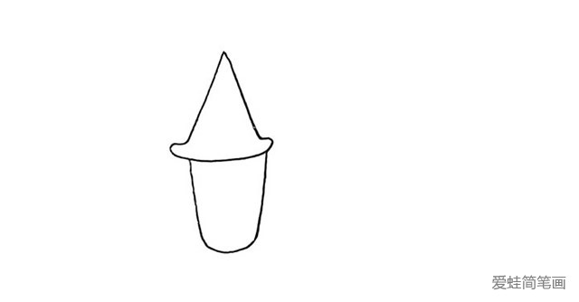 橘子小屋简笔画