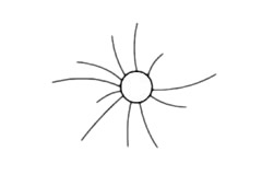 桃花简笔画