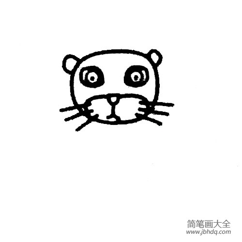 猎豹简笔画实例及步骤