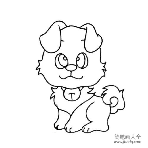 教宝宝画小狗简笔画