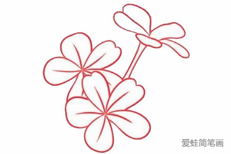 荼蘼花简笔画