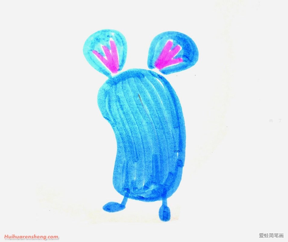 可爱的小老鼠简笔画