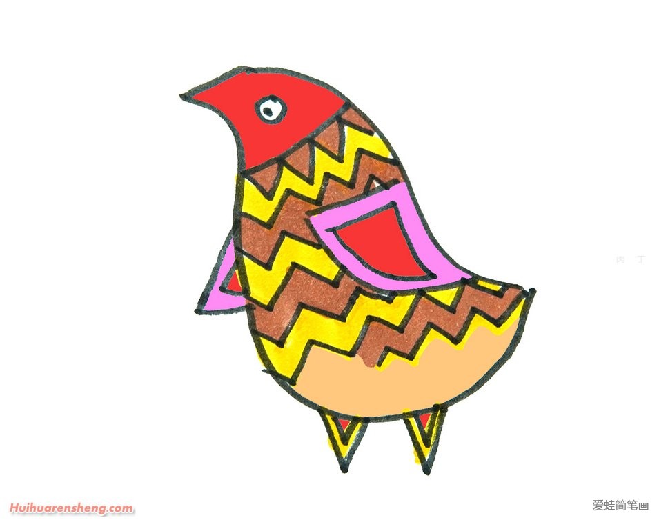 大鸟简笔画