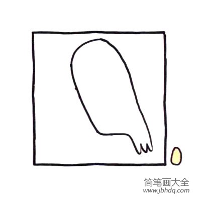 四步画出可爱简笔画 大嘴鸟