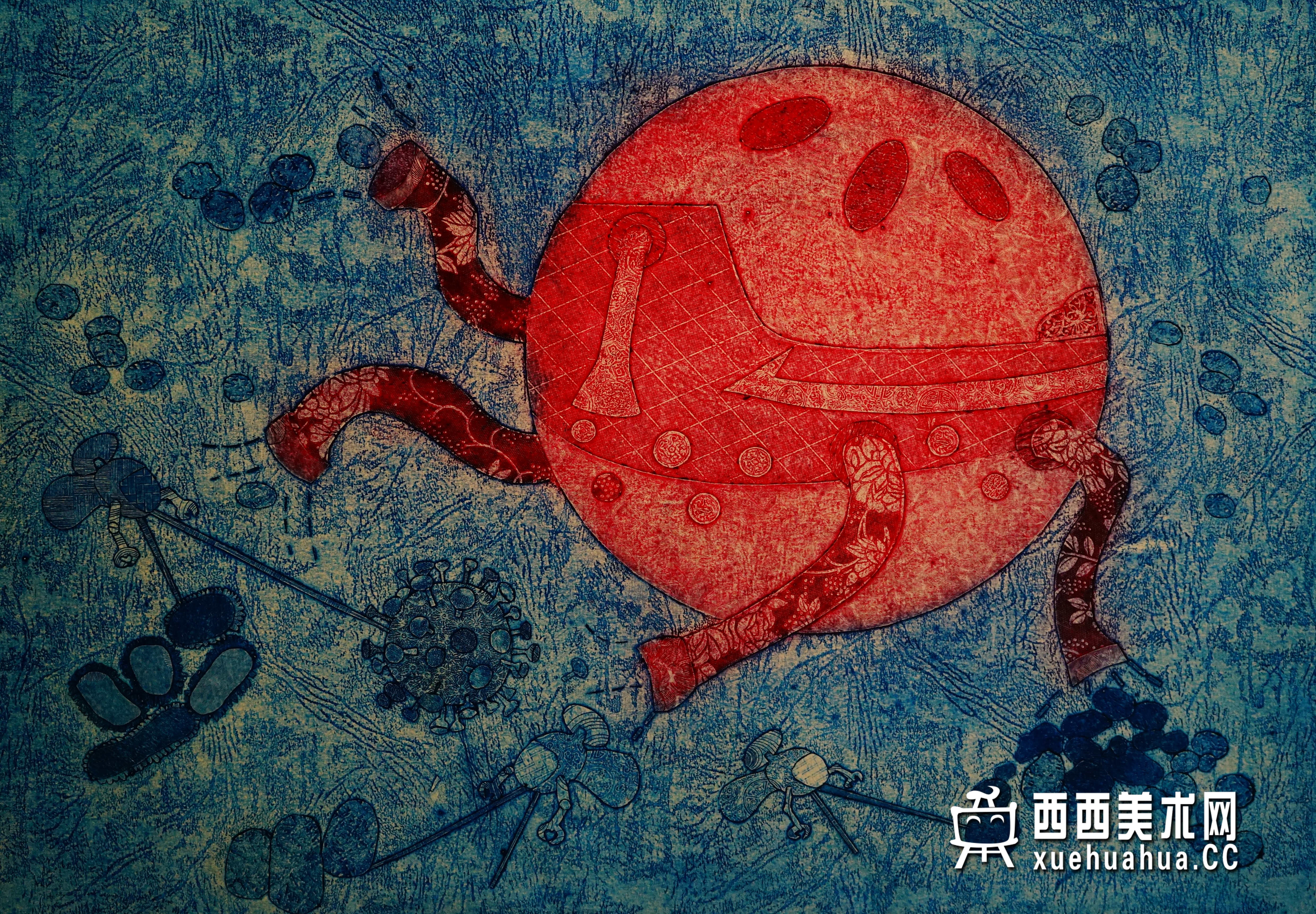 二等奖中学生获奖科幻画《医疗垃圾处理器》欣赏(1)