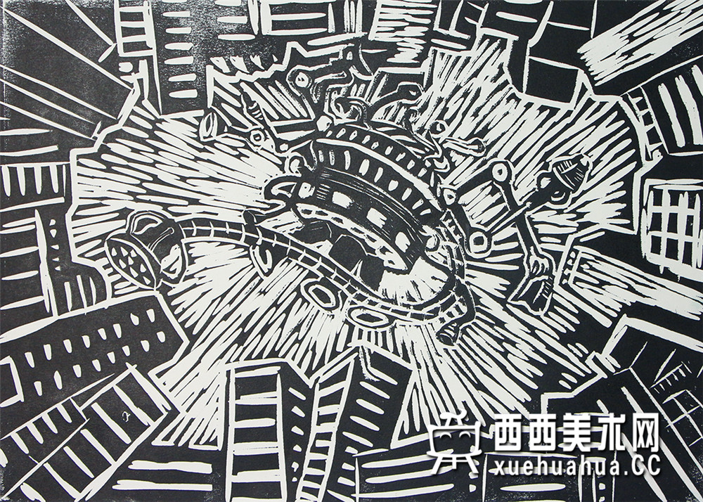 查看原始大图 优秀小学生获奖科幻画《空气净化师》赏析(1)