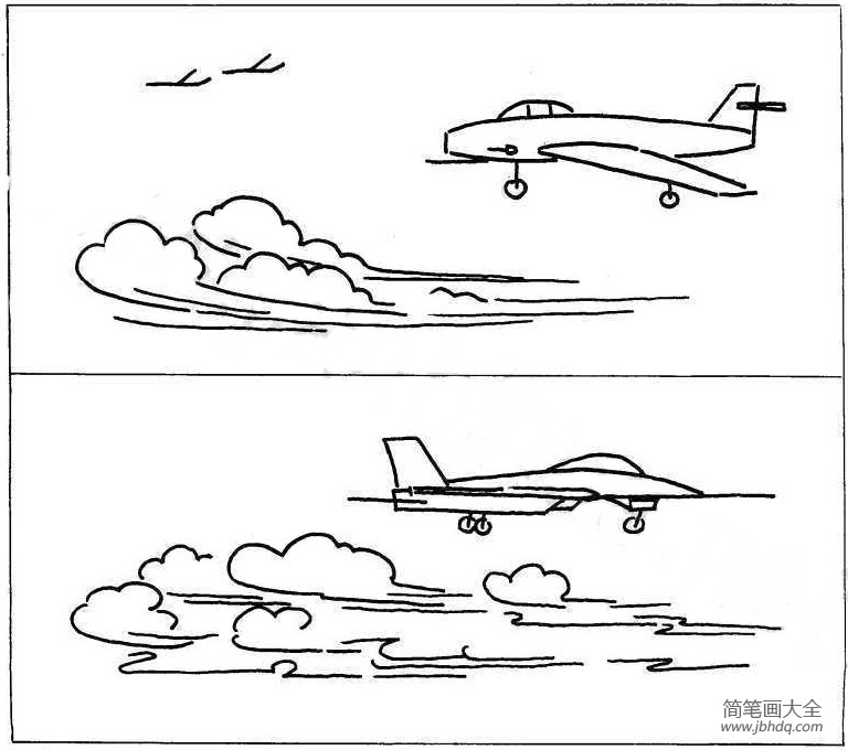 交通工具简笔画