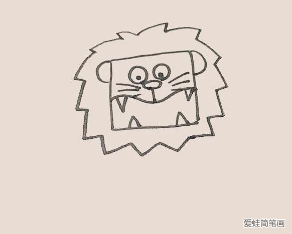 简笔画之狮子
