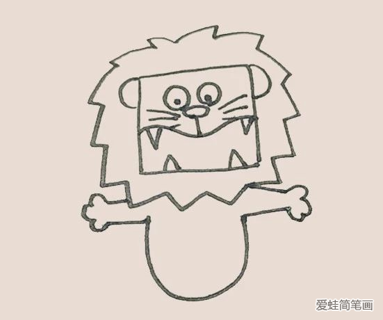 简笔画之狮子
