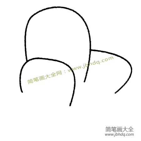 2.再画扶手。