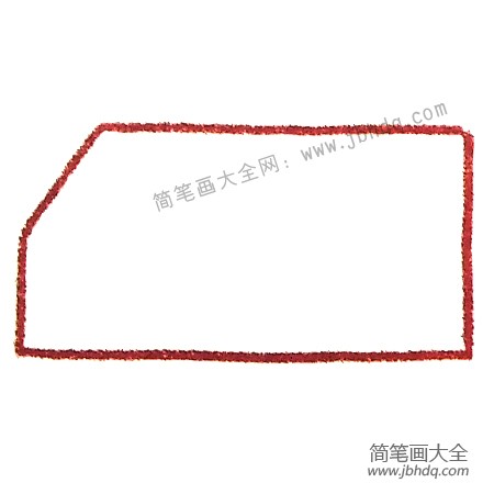 1.先画一个五边形。