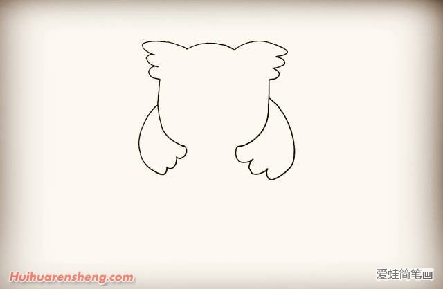 猫头鹰简笔画