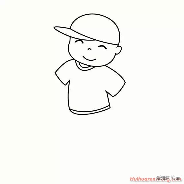 男孩简笔画