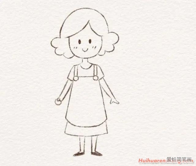 妈妈和孩子简笔画