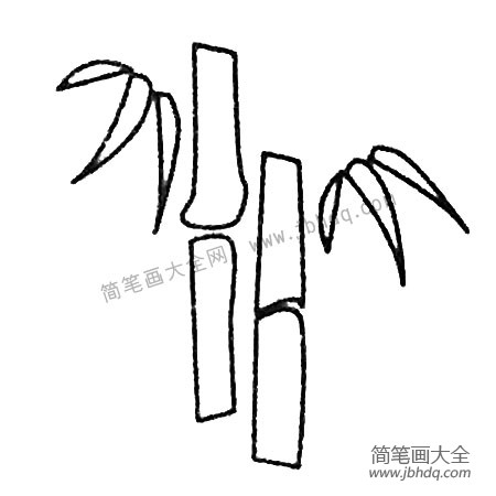 竹子简笔画大全及画法步骤