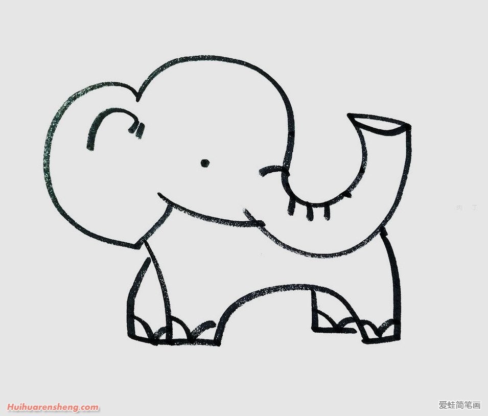 大象简笔画