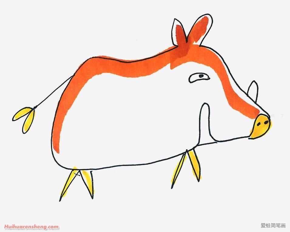 野猪简笔画