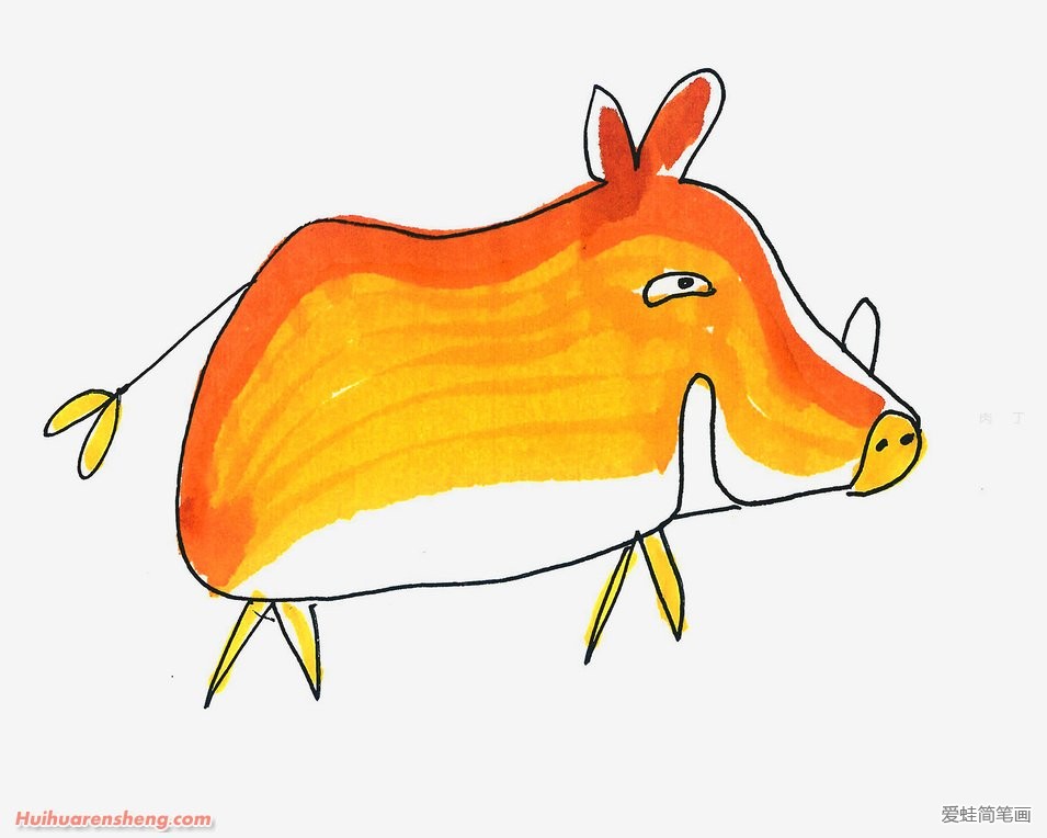 野猪简笔画