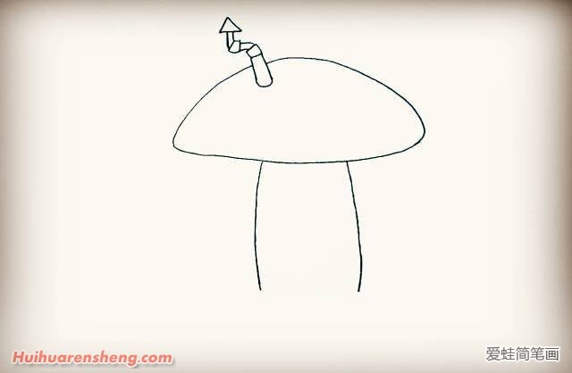 蘑菇房简笔画