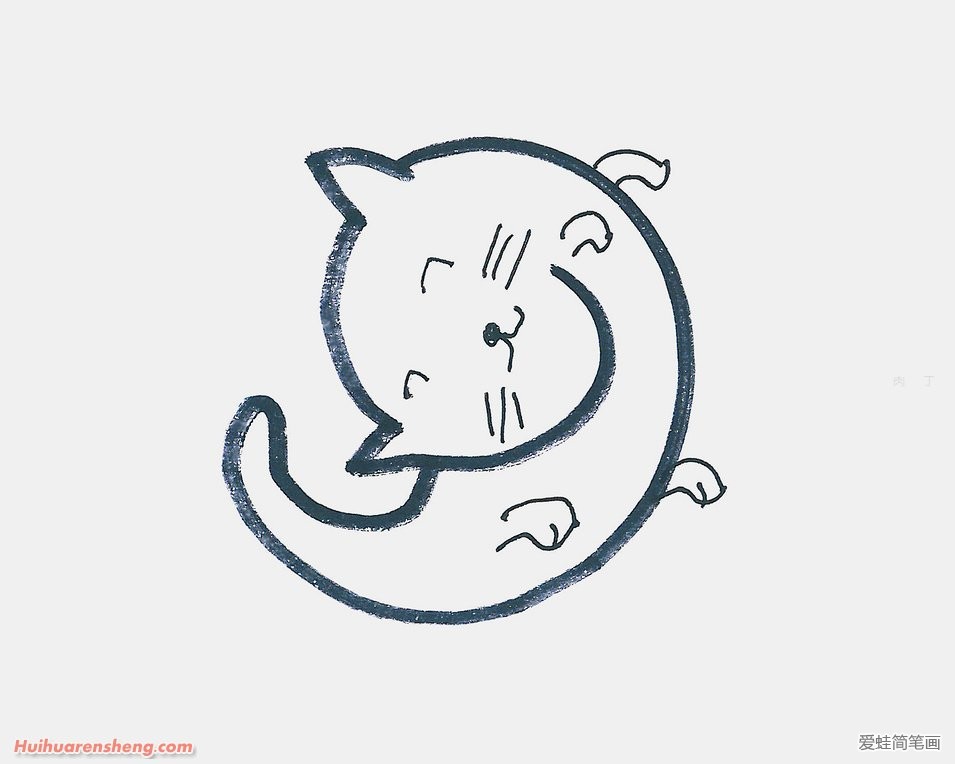 小猫简笔画