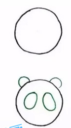 大熊猫简笔画