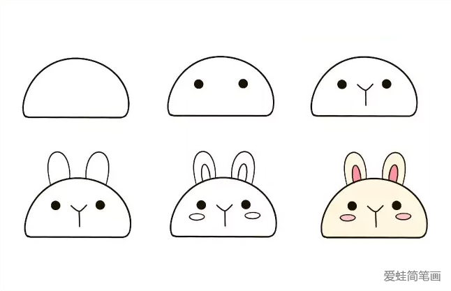 小兔子简笔画