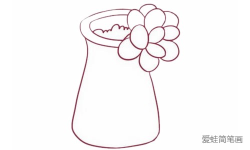 多肉植物简笔画