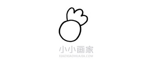 漂亮大公鸡简笔画画法图片步骤