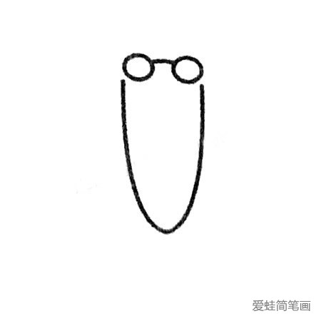 知了的简笔画