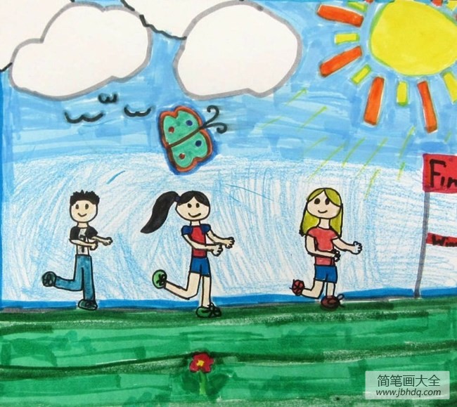 一起庆六一关于儿童节的画作品分享