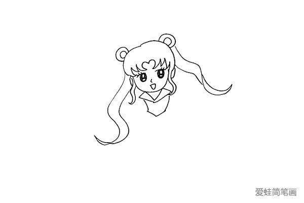 10.再画出美少女的上衣。