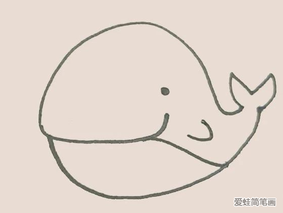 简笔画之鲸鱼
