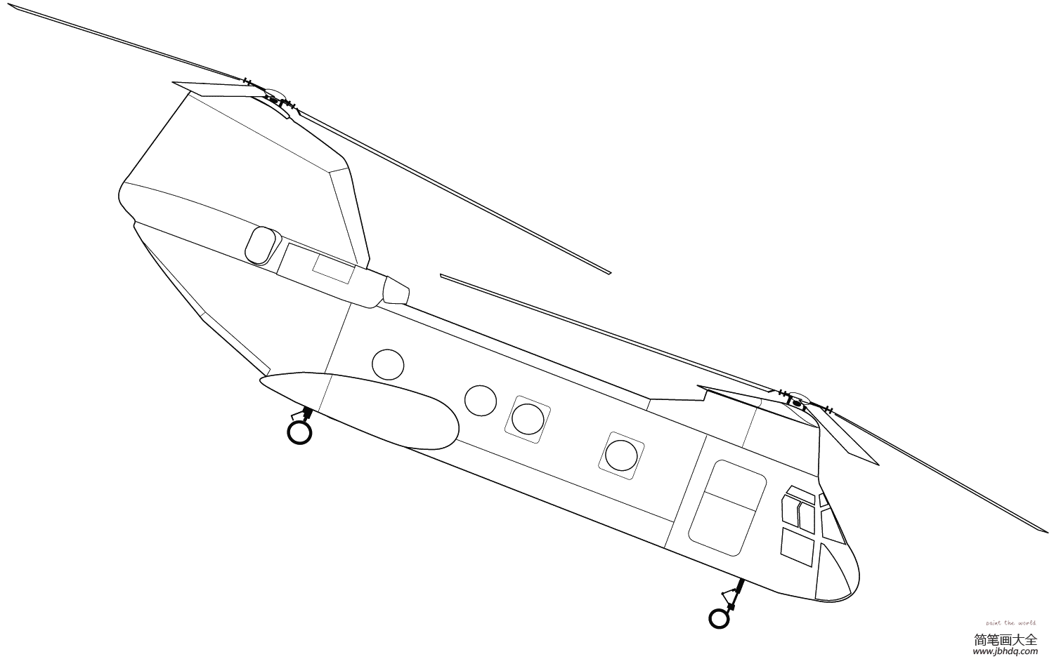 CH-46海骑士直升机