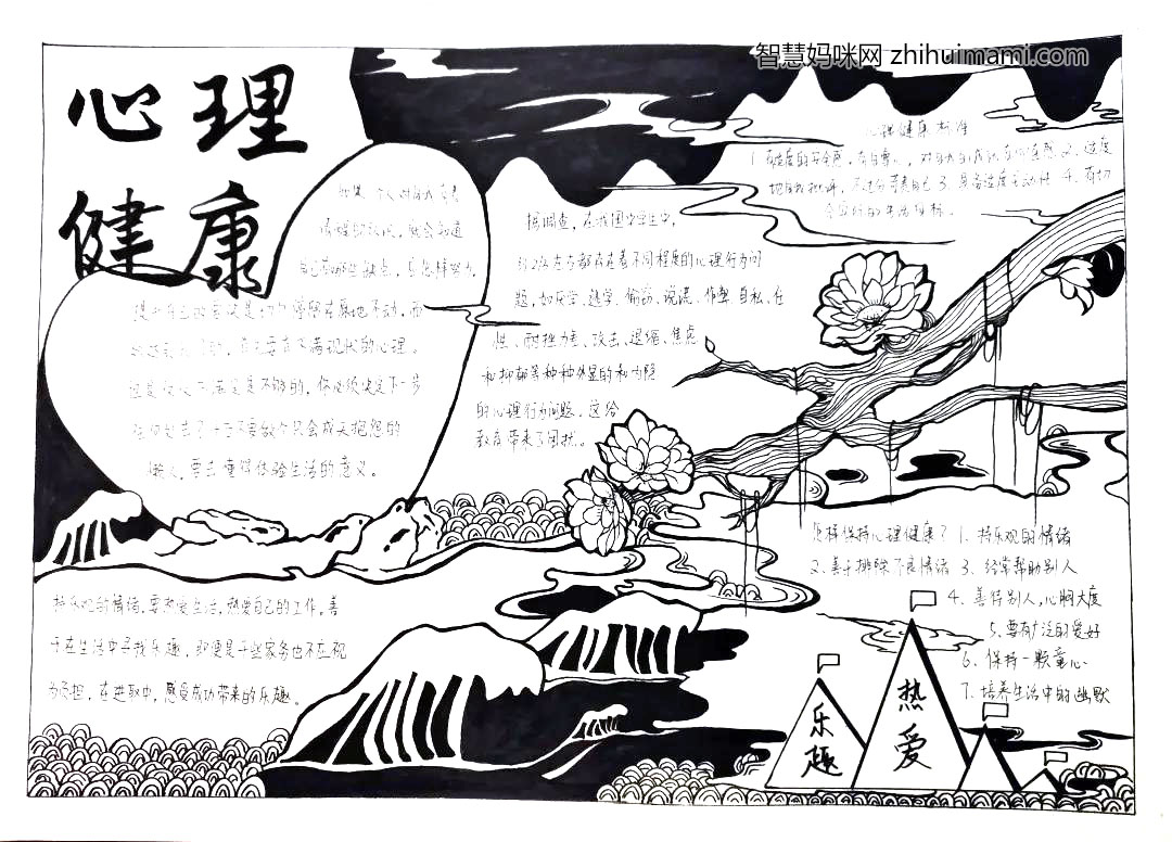 开学第一课之心理健康教育手抄报（9张）-图7