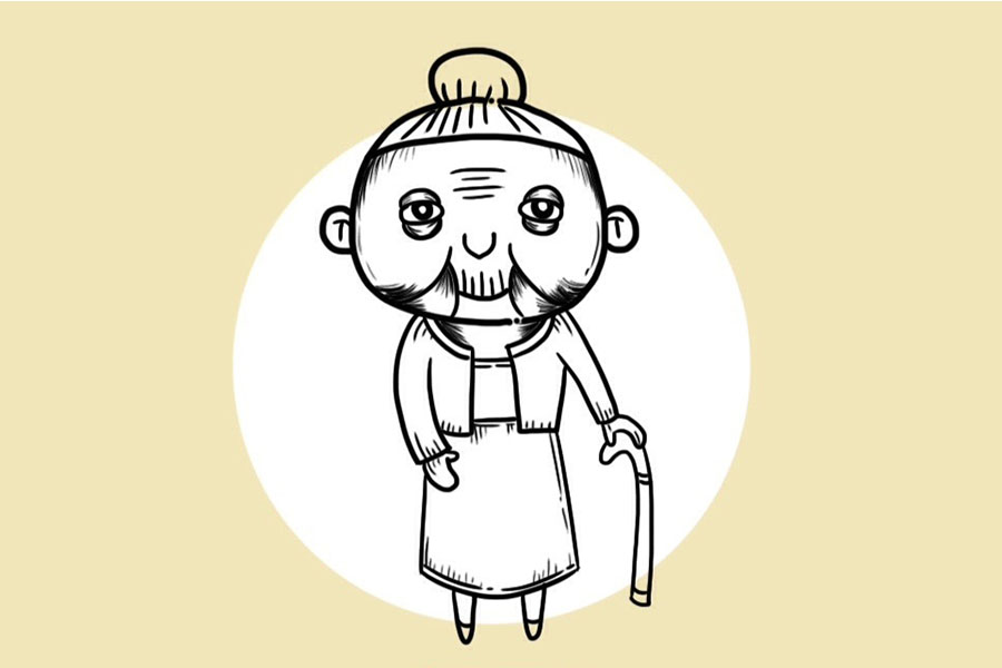 老奶奶怎么画-图7 老奶奶怎么画-图7