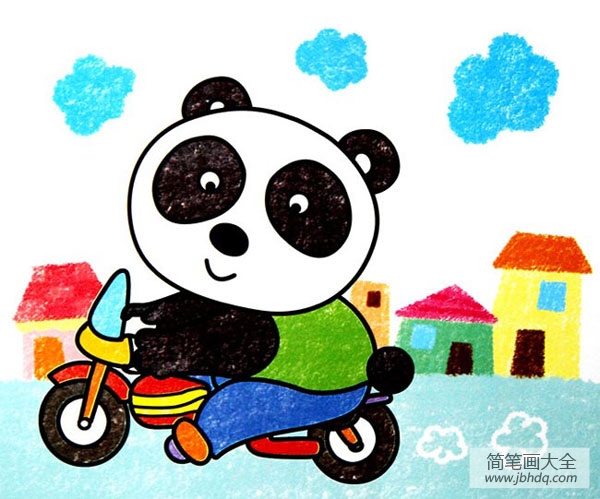 大熊猫骑自行车